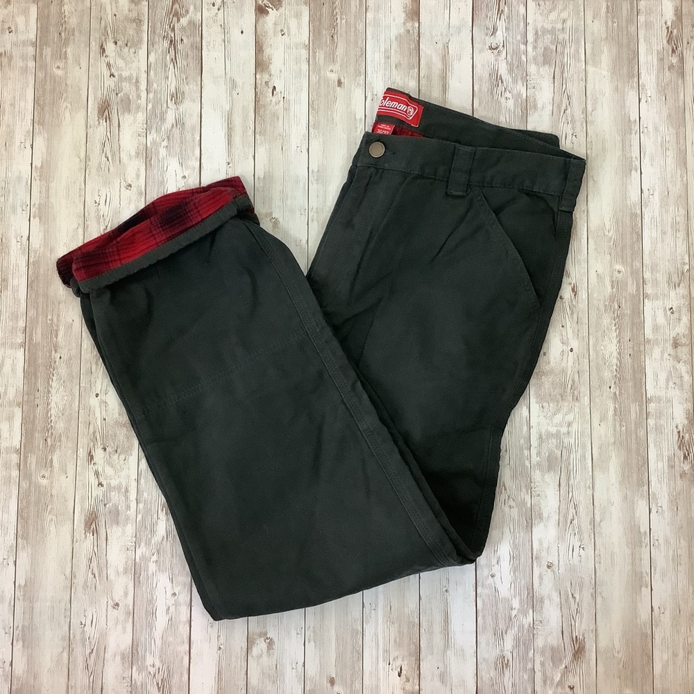COLEMAN FLANNEL LINED KAKHI PANTS